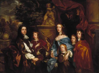 „Sir Edward Hales i jego rodzina”, 1656