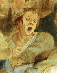 Święto kościelne lub wesele w wiosce, ok. 1635-38 (olej na drewnie)