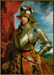 Cesarz Maksymilian I, ok. 1618 (obraz na drewnie dębowym)