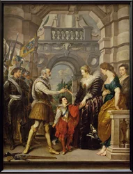 Henryk IV wyjeżdża na wojnę do Niemiec