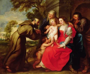 Święta Rodzina ze św. Franciszkiem, ok. 1625 r.