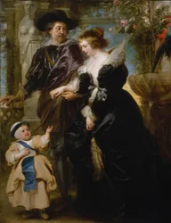Rubens, jego żona Helena Fourment i ich syn Frans, ok. 1635