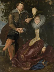 Rubens i Isabella Brant w altanie z wiciokrzewu