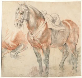 Osiodłany Koń, ok. 1616-1618
