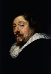 Autoportret, detal, ok. 1638 (olej na płótnie)
