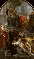 Nawrócenie świętego Bawona, 1623-1624