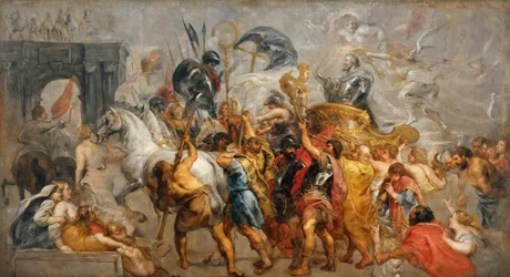 Triumfalny wjazd Henryka IV do Paryża w latach 1627-1630.