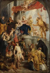 Maria tronująca z Dzieciątkiem i świętymi