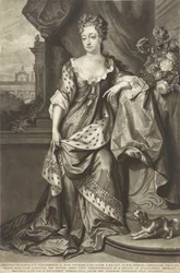 Christine Charlotte Wirtembergia 1645-1699, księżna Fryzji Wschodniej, ok. 1699.