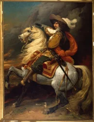 Josias Rantzau, portret konny / obraz autorstwa Kroeyer do Alaux
