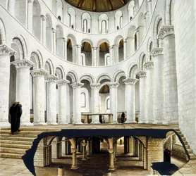Prezbiterium i krypta w opactwie św. Augustyna, ok. XII w., ok. 1990-2010