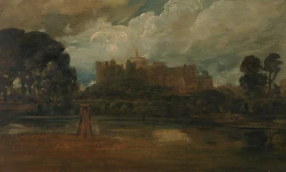 Zamek Windsor (olej na tartaku)