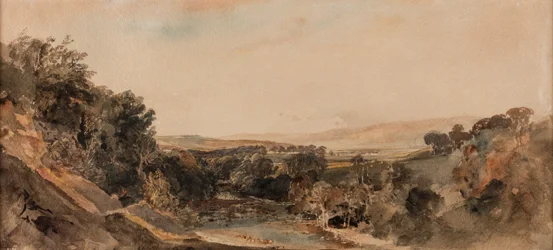 Cannock Chase, ok. 1840 (akwarela na papierze)