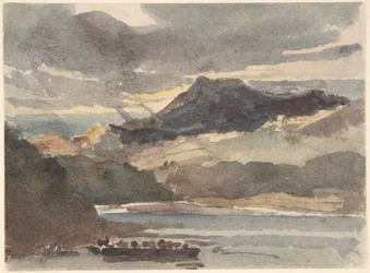 Studium do „Promu” - Snowdon znad Llyn Padran, północna Walia