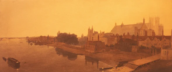 Westminster Abbey and Hall i Old Houses of Parliament