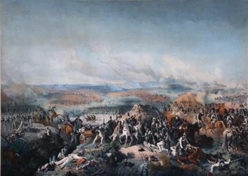 Bitwa pod Borodino 26 sierpnia 1812 r., pierwsza ćwierć XIX wieku.
