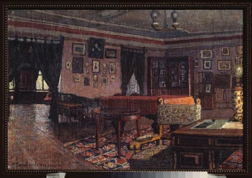 Salon w domu Piotra Ilicha Czajkowskiego