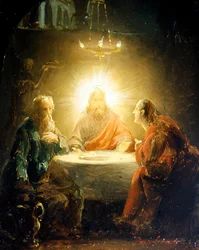 Chrystus łamiący Chleb (olej na płótnie)