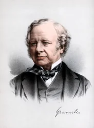 Granville Leveson-Gower, 2. hrabia Granville, brytyjski liberalny mąż stanu, c1890.
