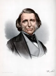 John Ruskin, brytyjski pisarz, poeta, artysta i krytyk, ok. 1890.