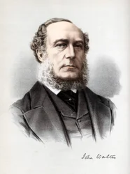 John Walter, brytyjski umiarkowany polityk liberalny, ok. 1890.