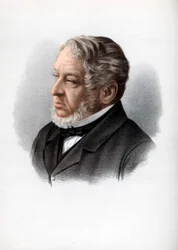 Nathan Rothschild, 1. baron Rothschild, brytyjski bankier i polityk, ok. 1890.