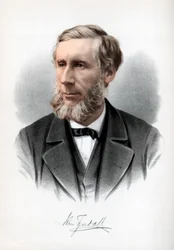 Profesor John Tyndall, irlandzki filozof przyrody, c1890.
