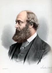 Robert Gascoyne-Cecil, 3. markiz Salisbury, brytyjski mąż stanu i premier, ok. 1890 r.