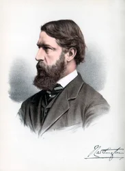 Spencer Compton Cavendish, markiz Hartington, brytyjski liberalny mąż stanu, c1890.
