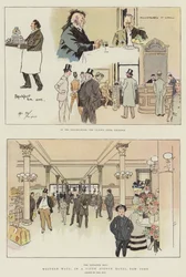 Western Ways, w hotelu Fifth Avenue w Nowym Jorku (chromolitho)