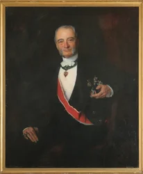 Portret Bohuslava, hrabiego Chotka z Chotkowa i Wognina 1829-1896, ok. 1930 r. 1870.