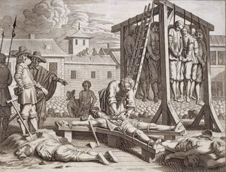 Powieszenia i tortury, opublikowano w 1672