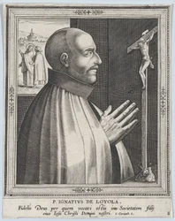Święty Ignacy Loyola, z serii Męscy założyciele zakonów, przed 1610 rokiem.
