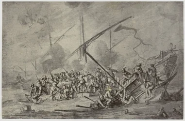 Della Bella, morska walka