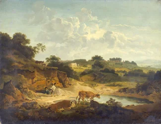 Krajobraz (olej na płótnie)