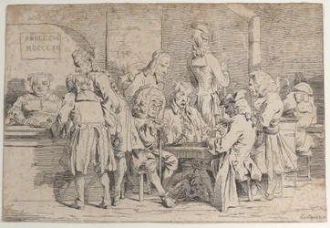 Grając Tric Trac, 1763., 1763.