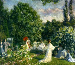 Przyjęcie w ogrodzie, ok. 1890-99