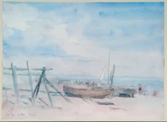 Odpływ, plaża Walmer