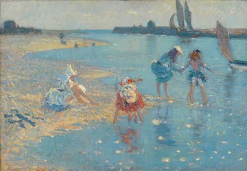 Walberswick, Dzieci wiosłujące, 1891