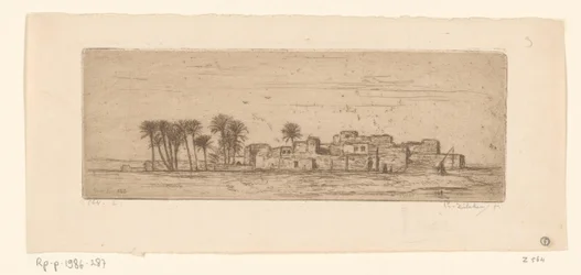 Gezicht op Com Al-Akhdar Vue de Côm Al-Akhdar (tytuł oryginalny)