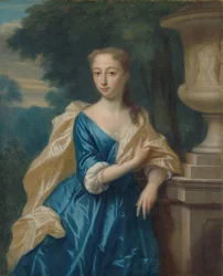 Justina Johanna Ramskrammer (1702-98), żona Izaaka Parkera