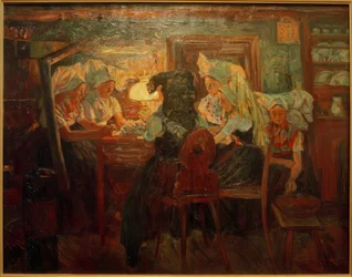 W świetle lampy
