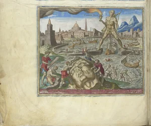 Kolos z Rodos z serii Ósme cuda świata, 1572
