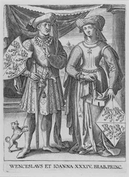 Wacław I, książę luksemburski i Joanna, księżna Brabancji, ca. 1600