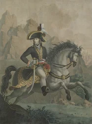 Bonaparte (1769-1821) 1er Consul, z obrazu Andrei Appiani (1754-1817) rytowanego przez J.J.F. Tafsaert