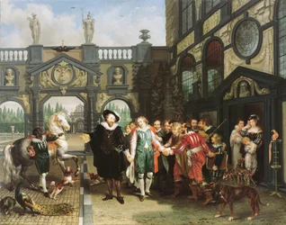 Pożegnanie Van Dycka, 1814.