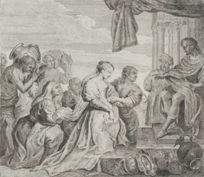 Salomon i królowa Saby, 1784.