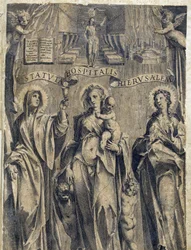 Frontyspicjum Statutów Zakonu Maltańskiego „Statuta Hospitalis Hervsalem”, Philippe Thomassin, koniec XVI wieku