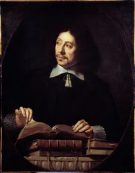 Portret mężczyzny. Obraz Philippe de Champaigne (1602-1674) w. Płomień.