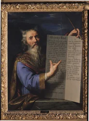 Mojżesz z tablicami Prawa, 1663